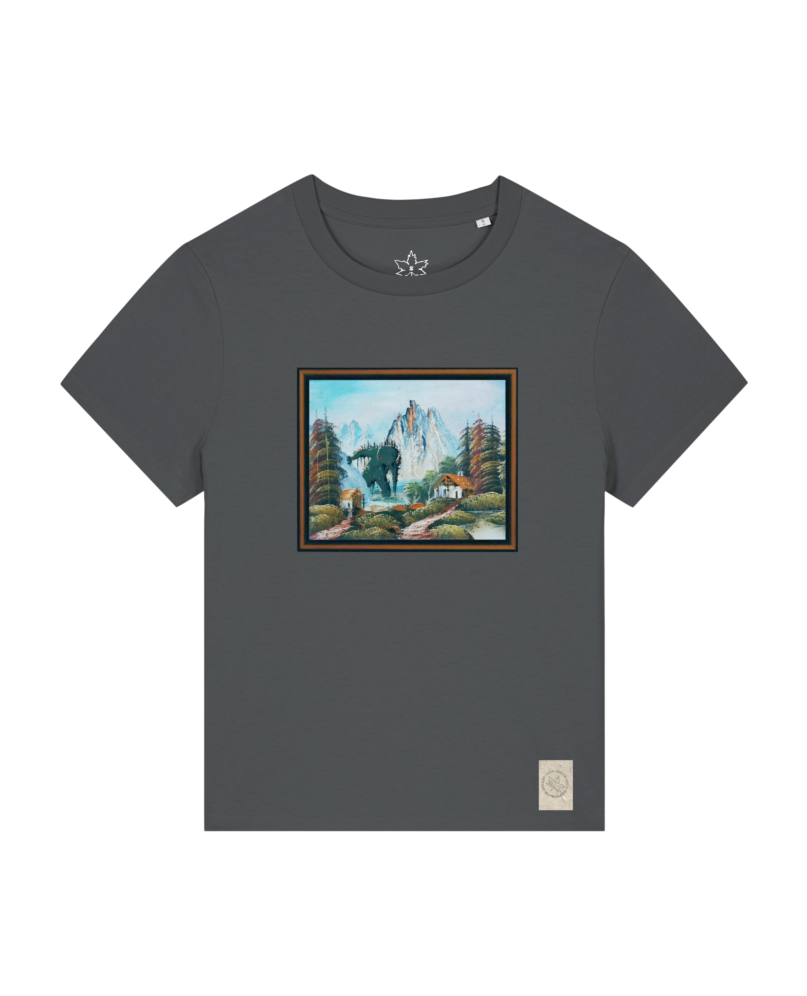 bio-female-medium fit-tshirt-krakonoš in holidays-sttw172-eisen-front