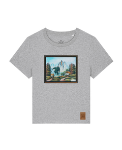 bio-female-medium fit-tshirt-krakonoš in holidays-sttw172-mausgrau-front