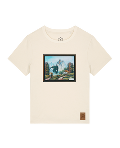 bio-female-medium fit-tshirt-krakonoš in holidays-sttw172-natur-front