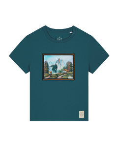 bio-female-medium fit-tshirt-krakonoš in holidays-sttw172-nordmanntanne-front
