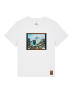 bio-female-medium fit-tshirt-krakonoš in holidays-sttw172-weiß-front