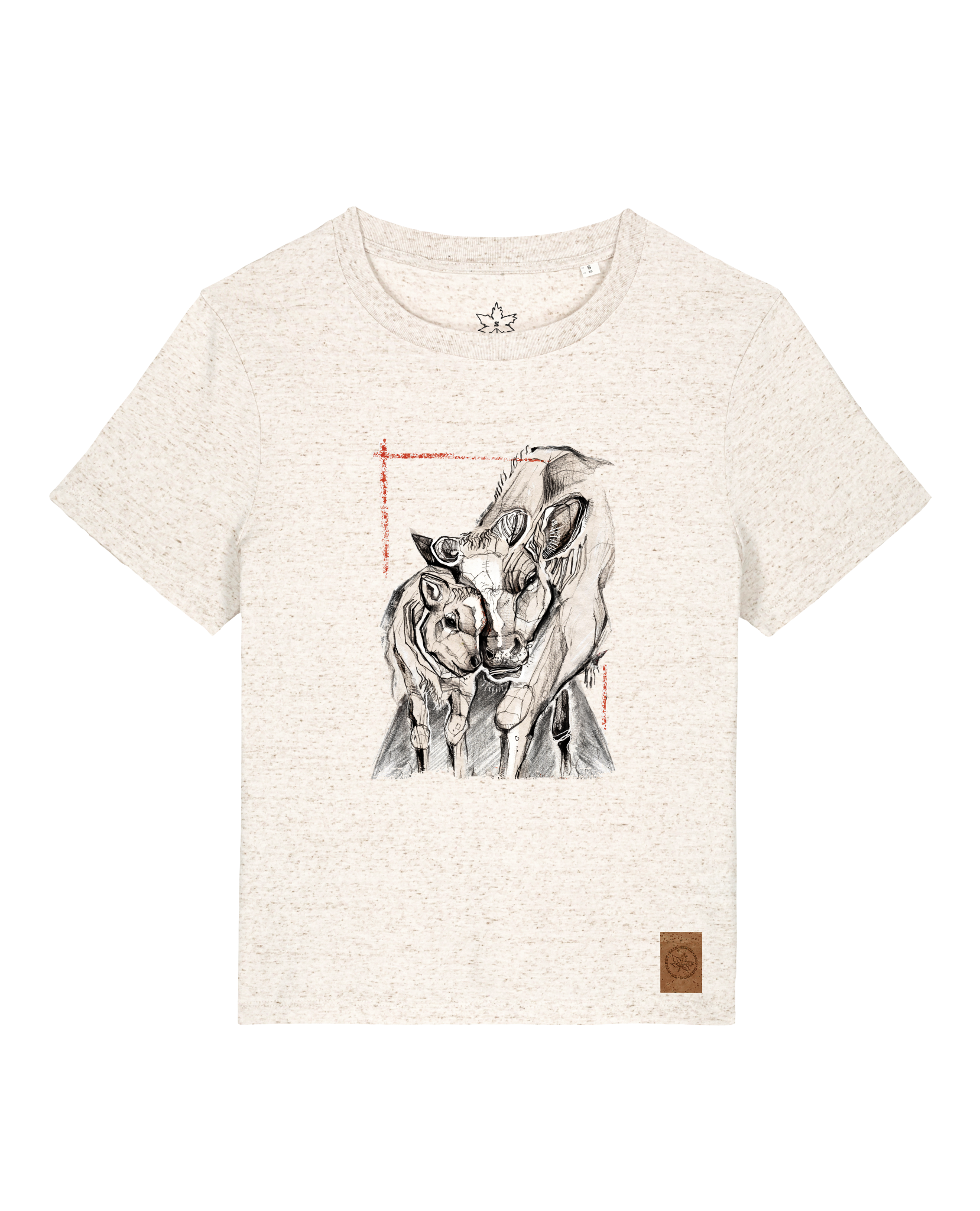 bio-female-medium fit-tshirt-kühe-sttw172-elbsandstein-front