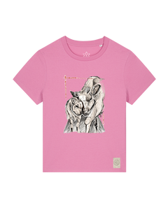 bio-female-medium fit-tshirt-kühe-sttw172-kaugummi-front
