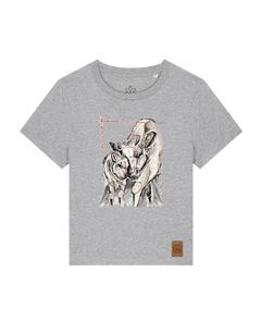 bio-female-medium fit-tshirt-kühe-sttw172-mausgrau-front