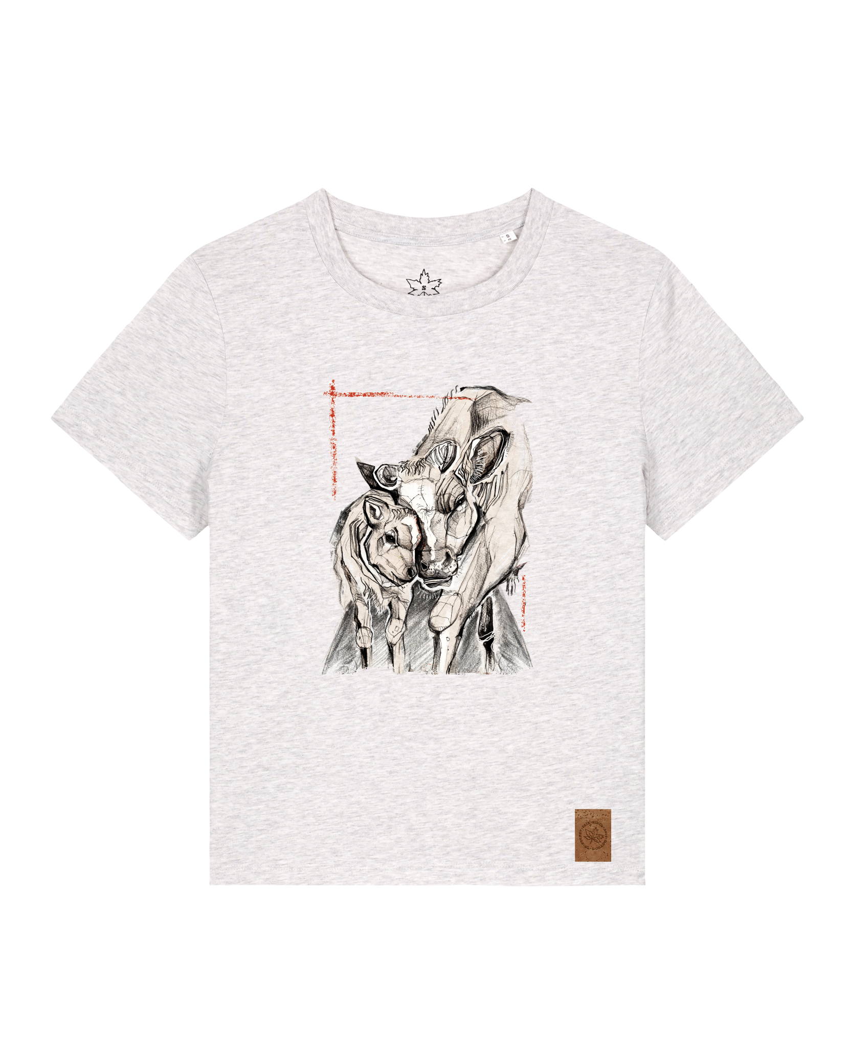 bio-female-medium fit-tshirt-kühe-sttw172-rennmaus-front