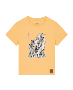 bio-female-medium fit-tshirt-kühe-sttw172-senfkorn-front