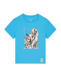 bio-female-medium fit-tshirt-kühe-sttw172-wasserblau-front