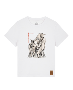 bio-female-medium fit-tshirt-kühe-sttw172-weiß-front