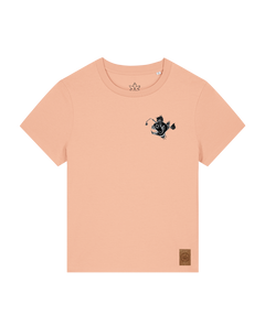 bio-female-medium fit-tshirt-lampionfisch (backprint)-sttw172-agyptische keramik-front