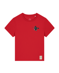 bio-female-medium fit-tshirt-lampionfisch (backprint)-sttw172-erdbeere-front