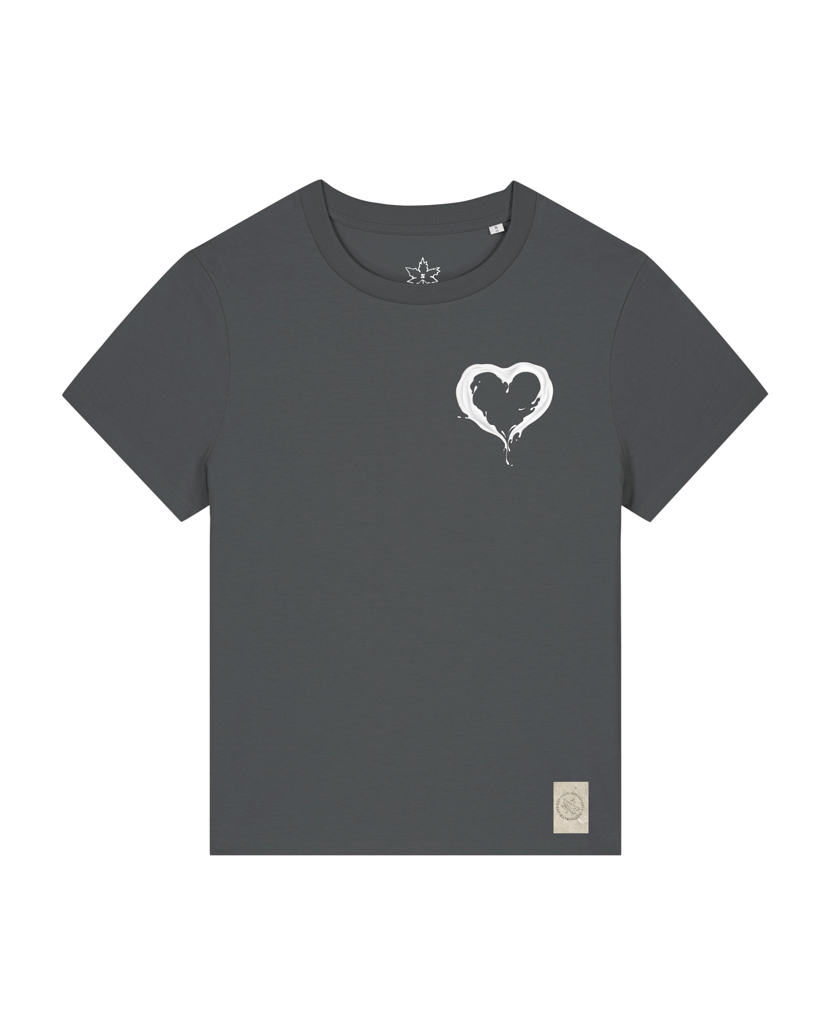 bio-female-medium fit-tshirt-milchmagd (backprint)-sttw172-eisen-front