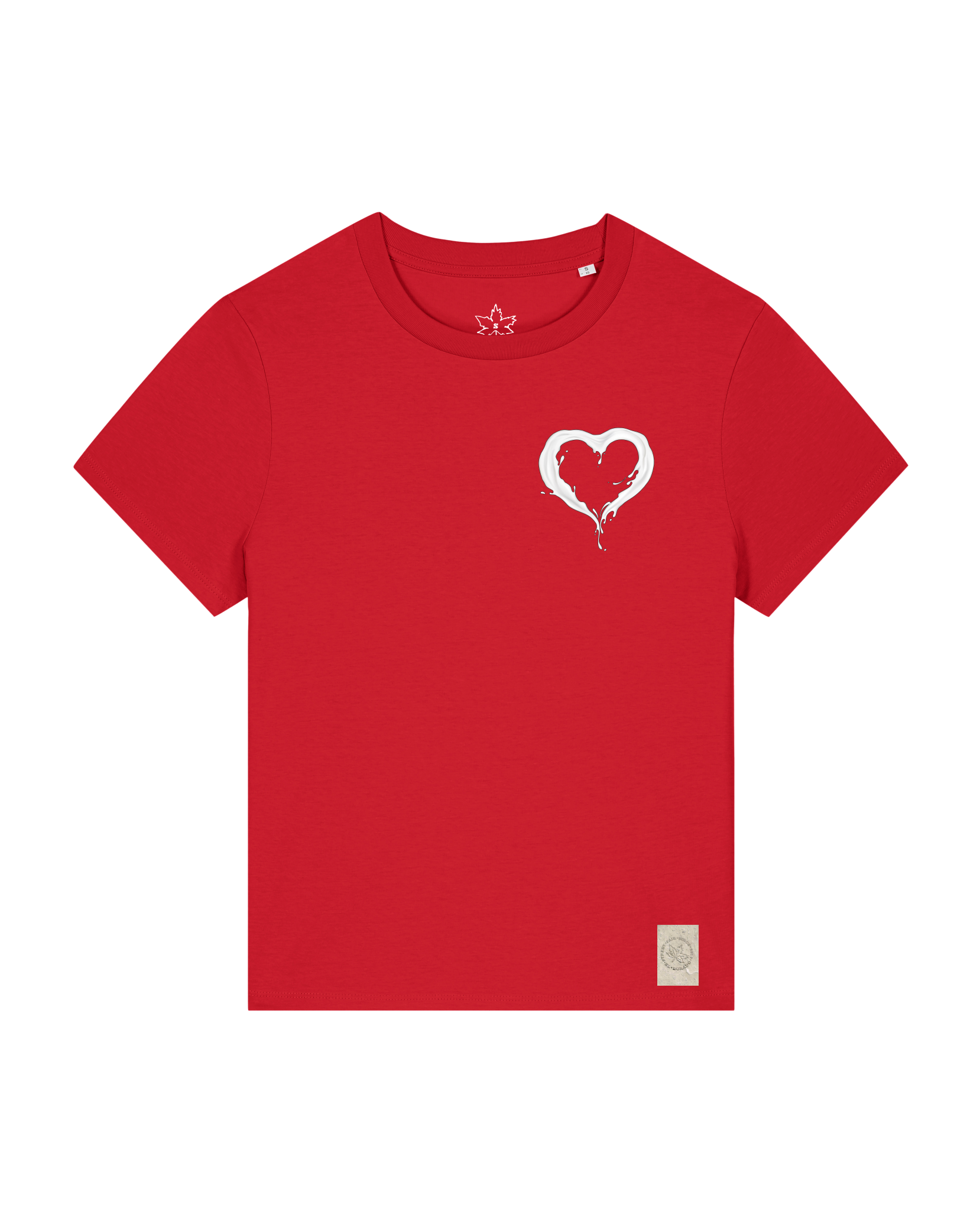 bio-female-medium fit-tshirt-milchmagd (backprint)-sttw172-erdbeere-front