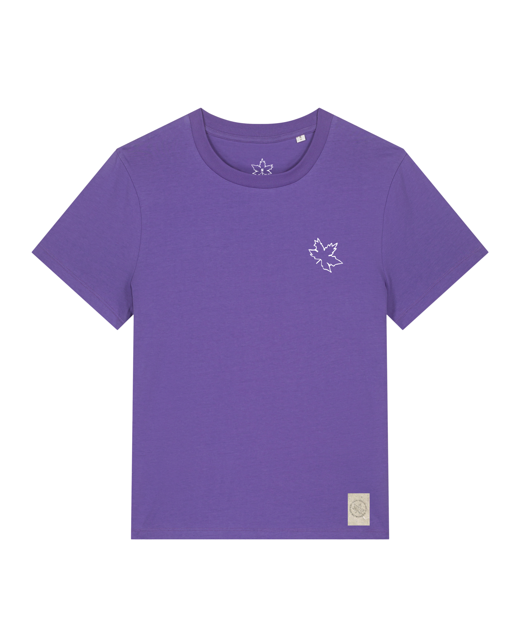 bio-female-medium fit-tshirt-nature prayer (backprint)-sttw172-blaukraut-front
