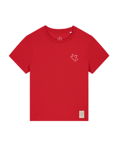 bio-female-medium fit-tshirt-nature prayer (backprint)-sttw172-erdbeere-front