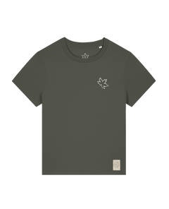 bio-female-medium fit-tshirt-nature prayer (backprint)-sttw172-grunkohl-front