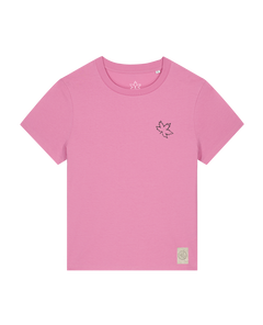 bio-female-medium fit-tshirt-nature prayer (backprint)-sttw172-kaugummi-front