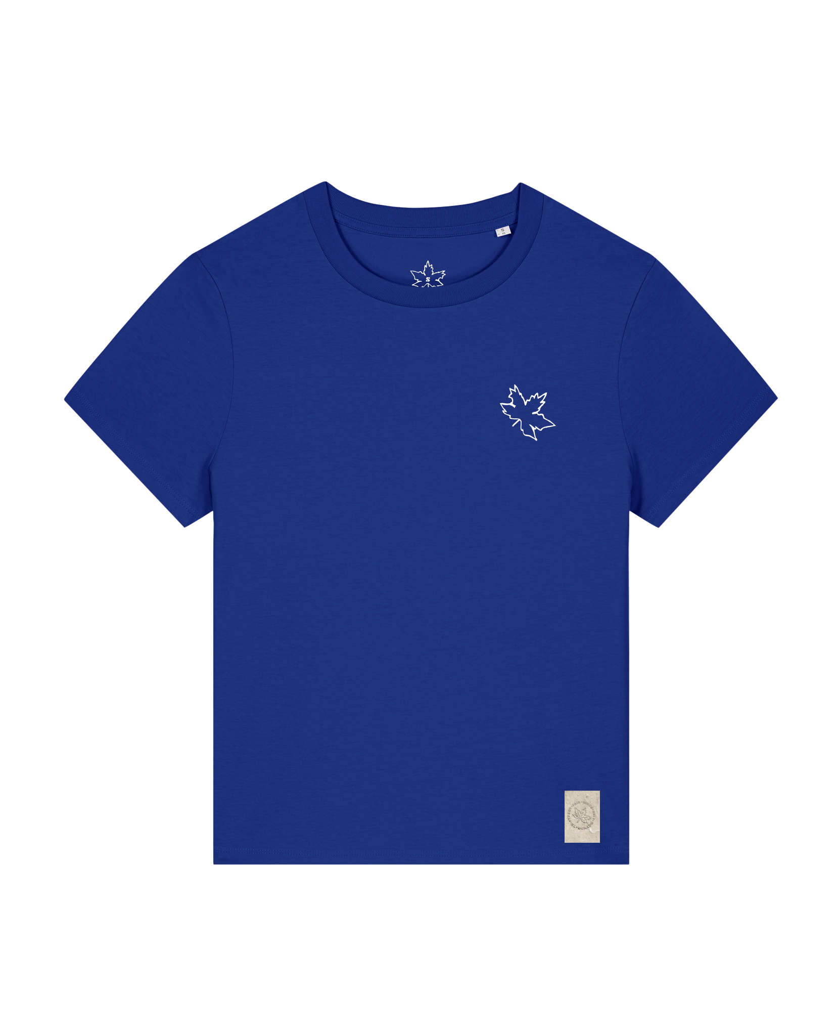 bio-female-medium fit-tshirt-nature prayer (backprint)-sttw172-kornblume-front