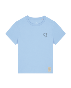 bio-female-medium fit-tshirt-nature prayer (backprint)-sttw172-lagune-front