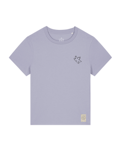 bio-female-medium fit-tshirt-nature prayer (backprint)-sttw172-lavender-front