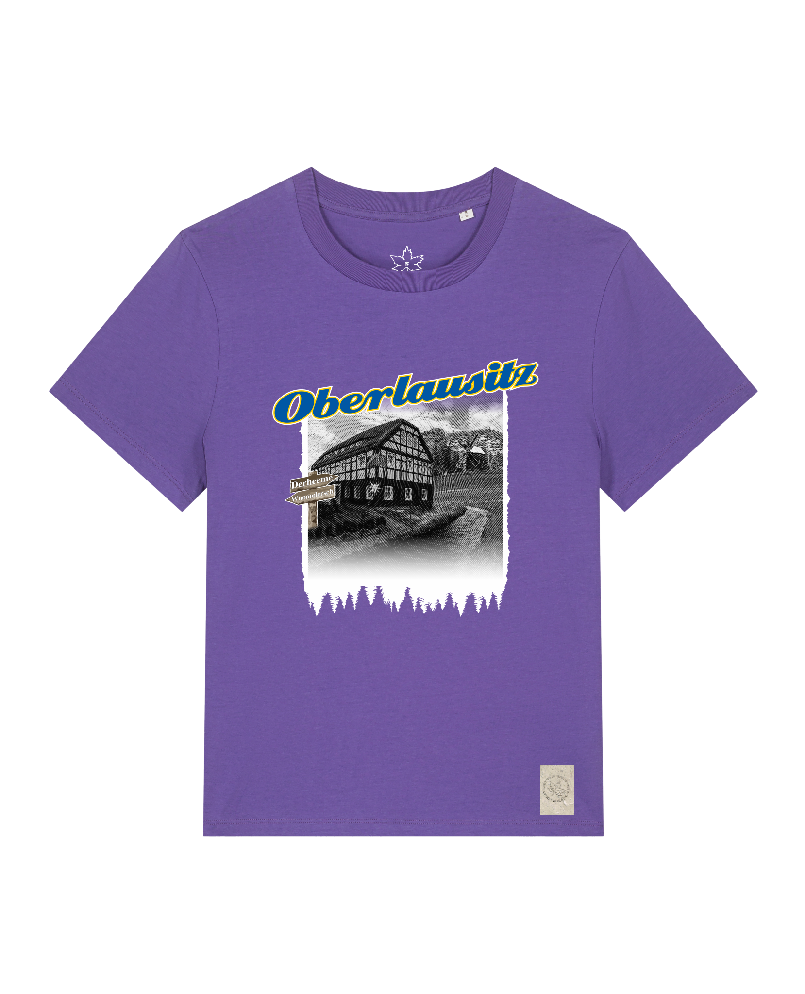bio-female-medium fit-tshirt-oberlausitz-sttw172-blaukraut-front