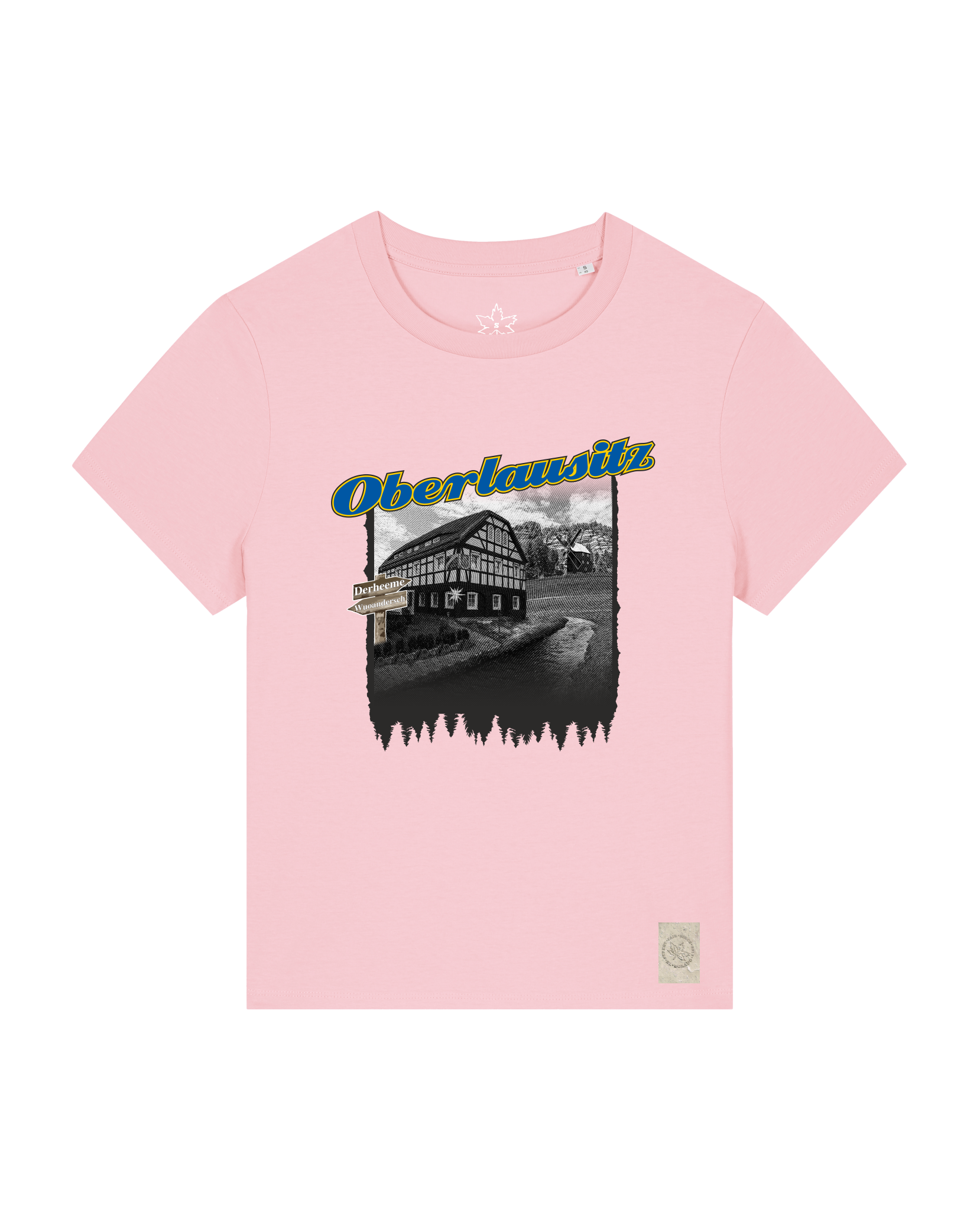 bio-female-medium fit-tshirt-oberlausitz-sttw172-flamingo-front