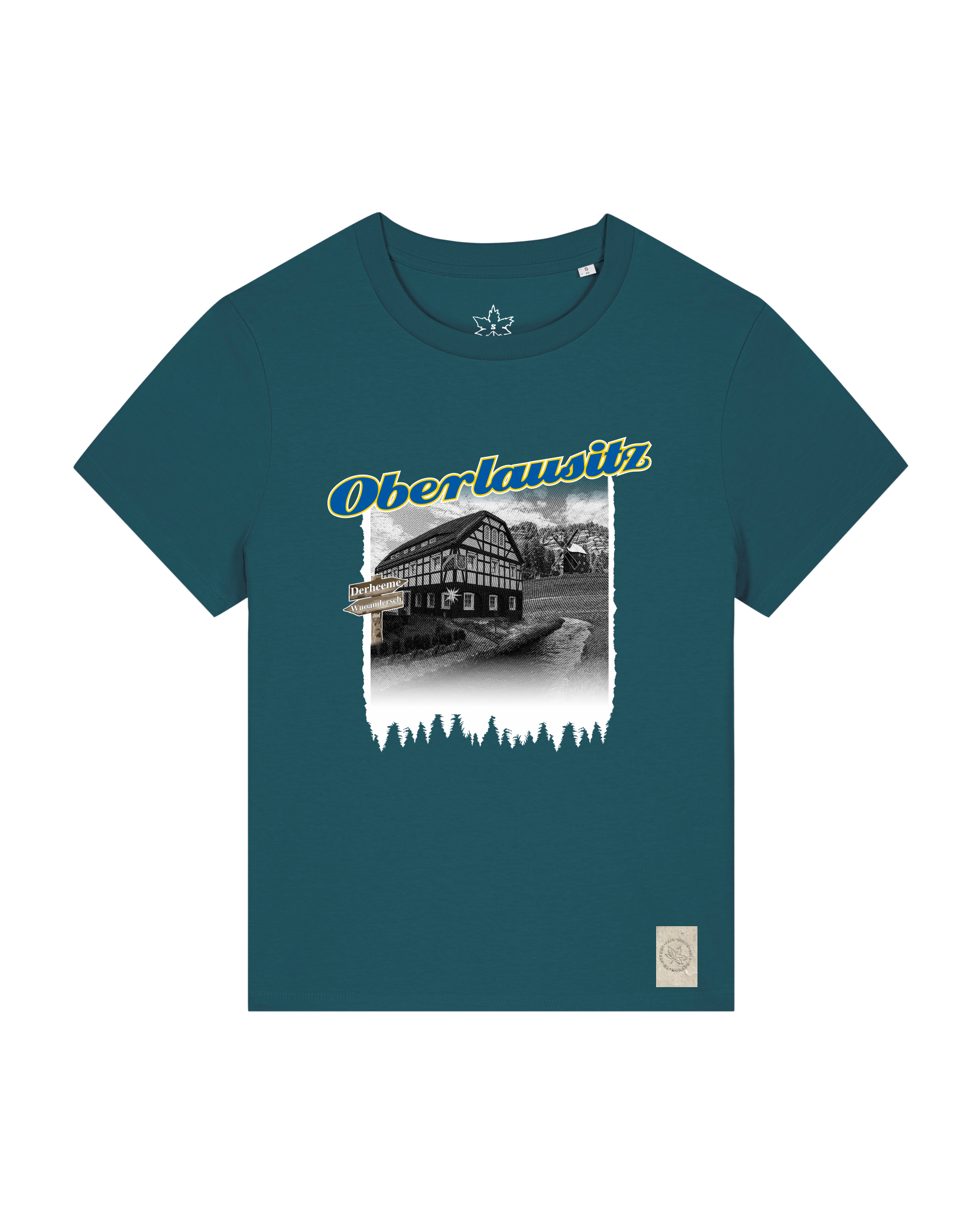 bio-female-medium fit-tshirt-oberlausitz-sttw172-nordmanntanne-front