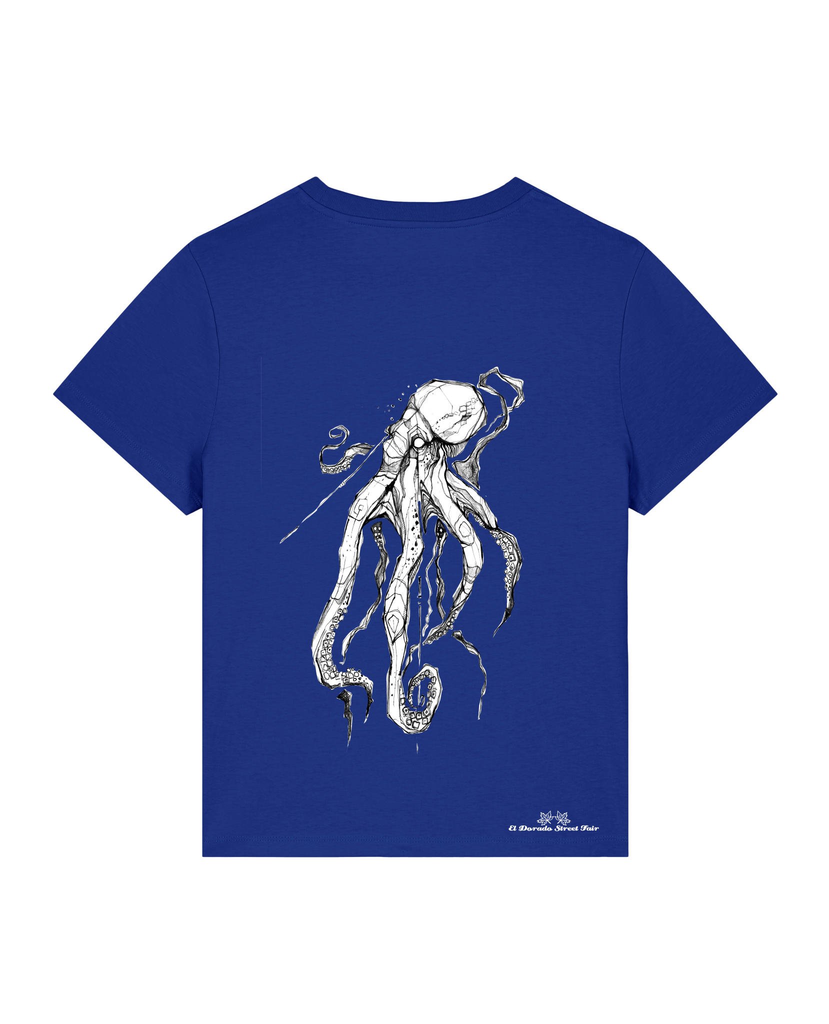 Bio Damen Medium Fit T-Shirt Octo (Backprint)