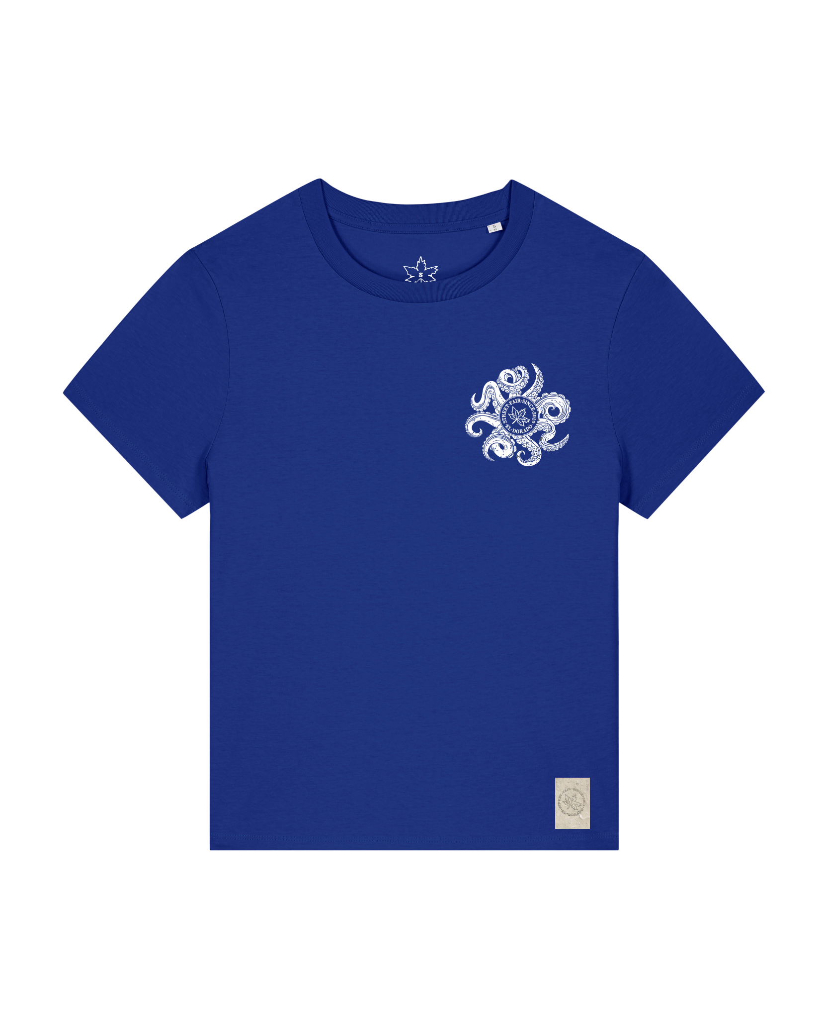 bio-female-medium fit-tshirt-octo (backprint)-sttw172-kornblume-front