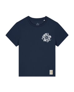 bio-female-medium fit-tshirt-octo (backprint)-sttw172-marine-front