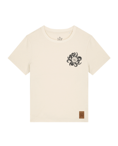bio-female-medium fit-tshirt-octo (backprint)-sttw172-natur-front