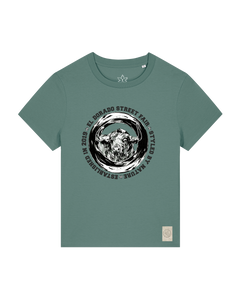 bio-female-medium fit-tshirt-oxpower-sttw172-blautanne-front