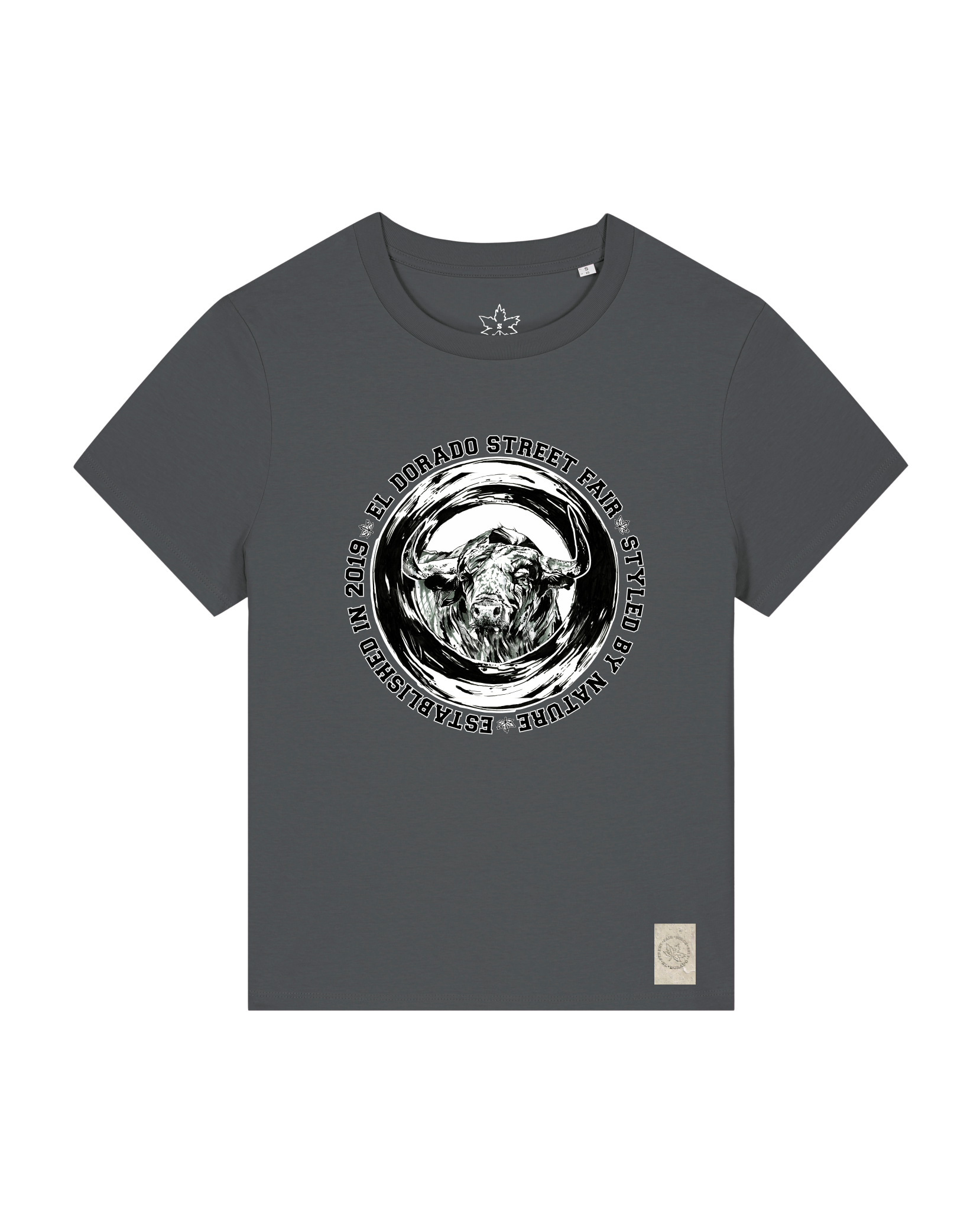 bio-female-medium fit-tshirt-oxpower-sttw172-eisen-front