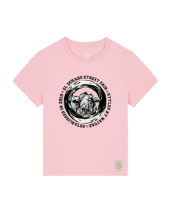bio-female-medium fit-tshirt-oxpower-sttw172-flamingo-front