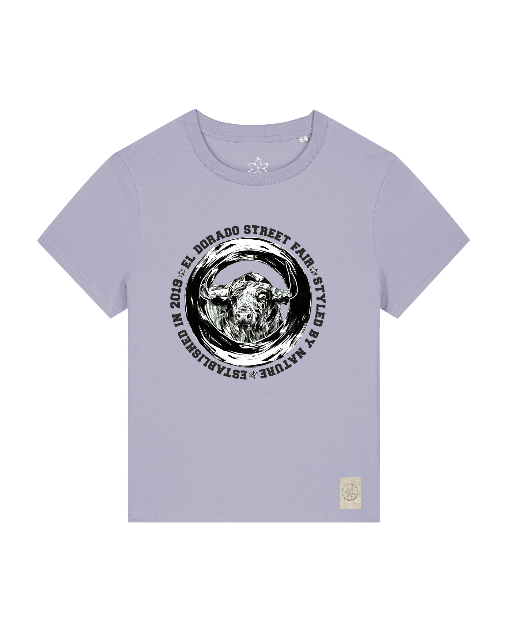 bio-female-medium fit-tshirt-oxpower-sttw172-lavender-front