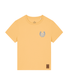 bio-female-medium fit-tshirt-pferd (backprint)-sttw172-senfkorn-front