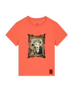 bio-female-medium fit-tshirt-räuchermann-sttw172-mandarine-front