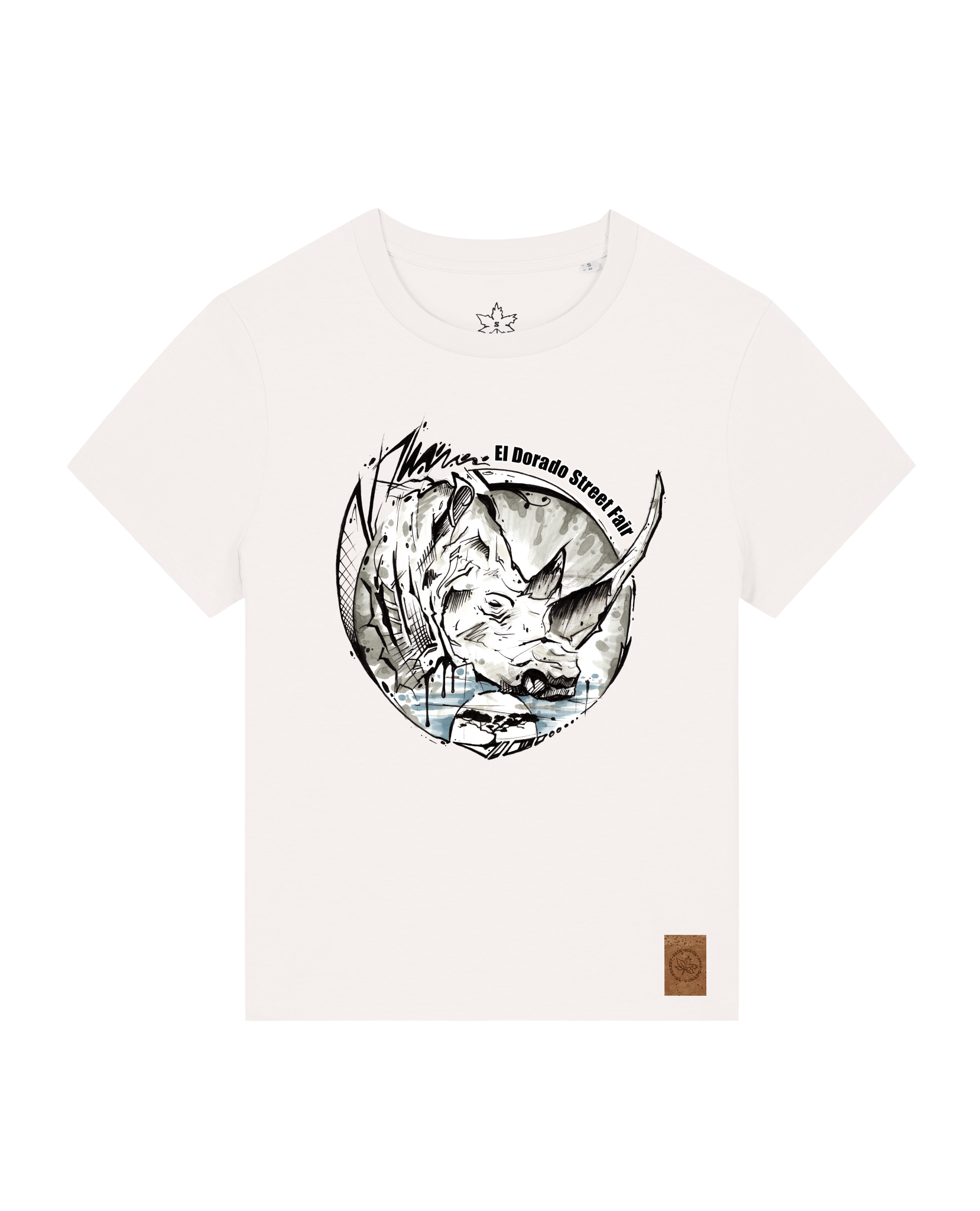 bio-female-medium fit-tshirt-rhinocchio-sttw172-bio ei-front