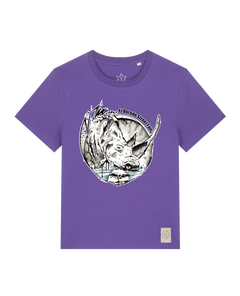 bio-female-medium fit-tshirt-rhinocchio-sttw172-blaukraut-front
