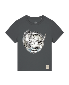 bio-female-medium fit-tshirt-rhinocchio-sttw172-eisen-front