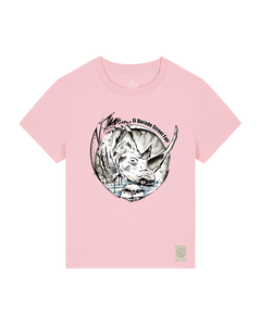 bio-female-medium fit-tshirt-rhinocchio-sttw172-flamingo-front