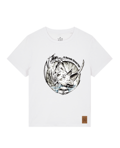 bio-female-medium fit-tshirt-rhinocchio-sttw172-weiß-front