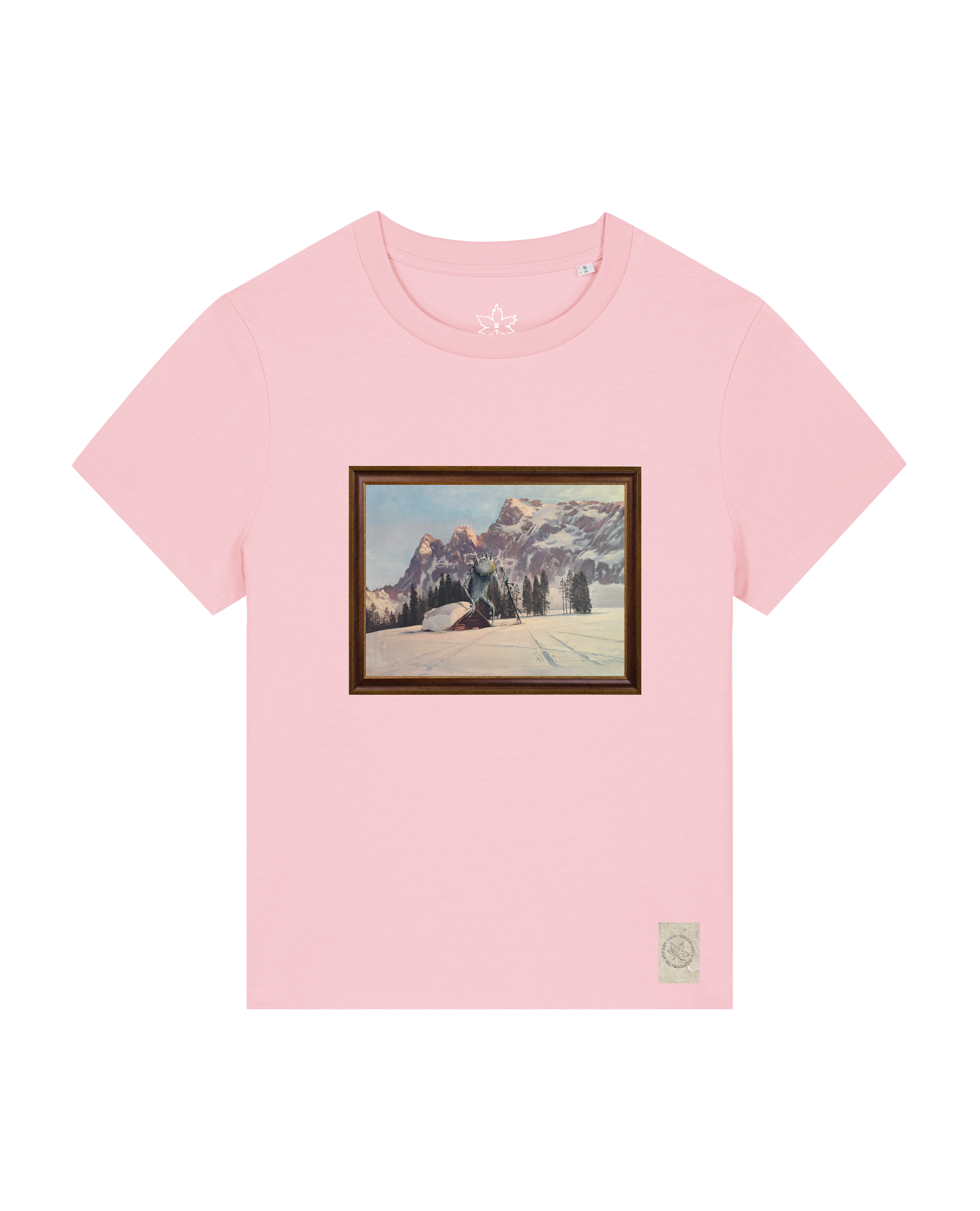 bio-female-medium fit-tshirt-rübezahl in spindler myln-sttw172-flamingo-front