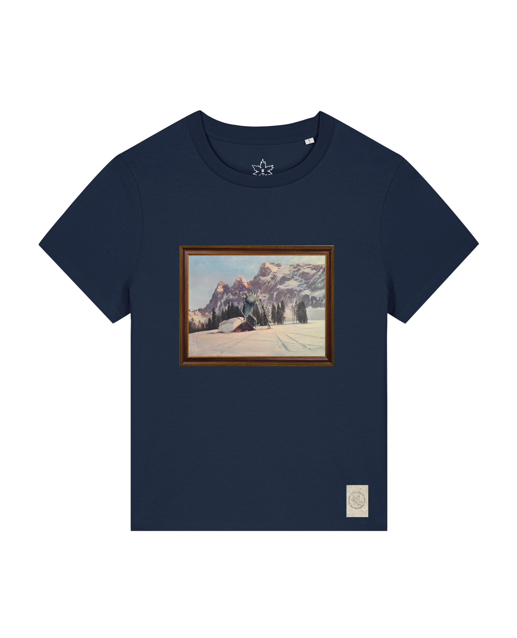 bio-female-medium fit-tshirt-rübezahl in spindler myln-sttw172-marine-front