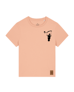 bio-female-medium fit-tshirt-schaukeln (backprint)-sttw172-agyptische keramik-front
