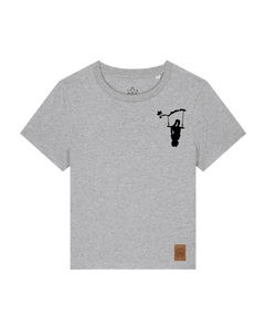 bio-female-medium fit-tshirt-schaukeln (backprint)-sttw172-mausgrau-front