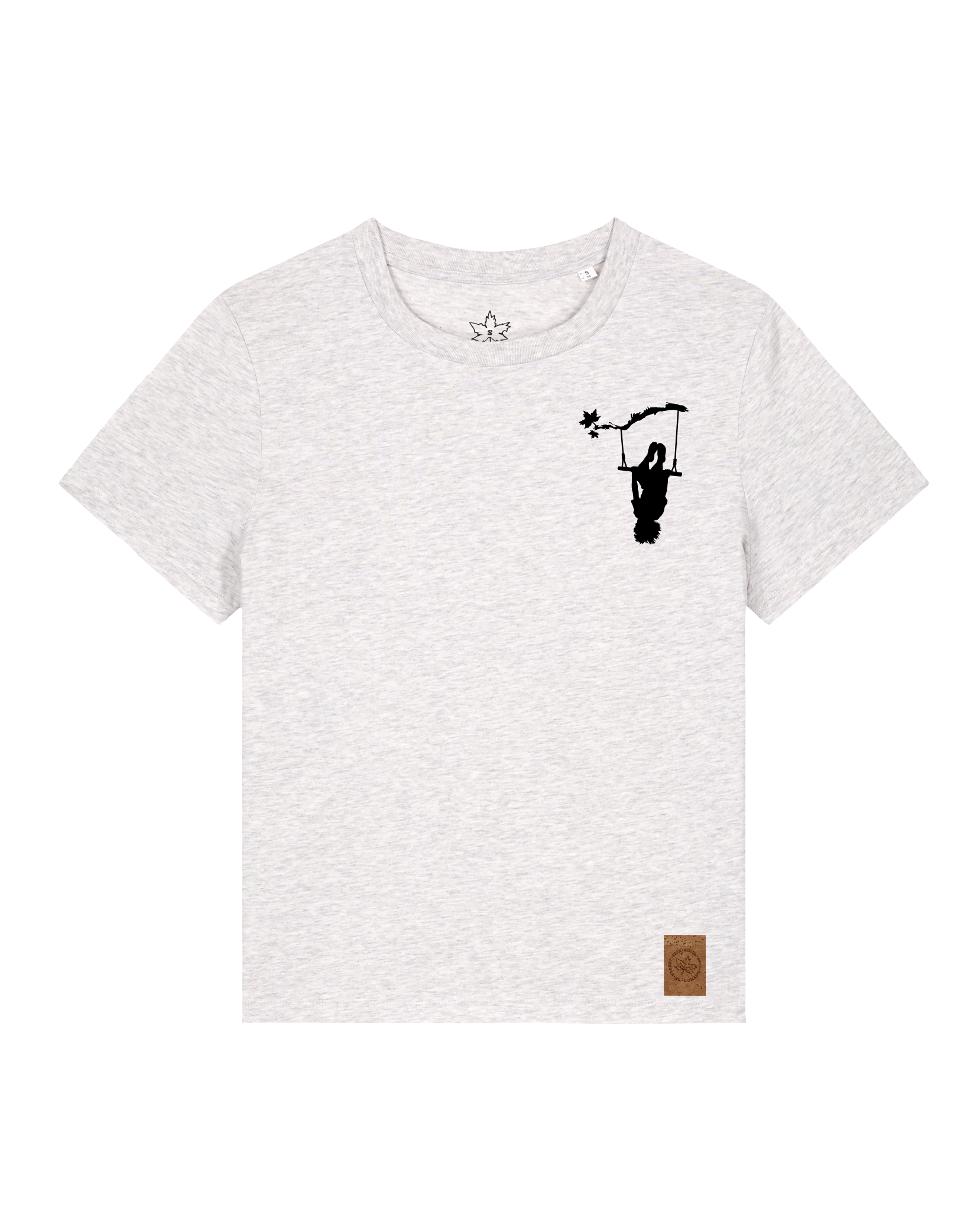 bio-female-medium fit-tshirt-schaukeln (backprint)-sttw172-rennmaus-front