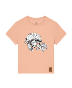 bio-female-medium fit-tshirt-schildkrötis-sttw172-agyptische keramik-front
