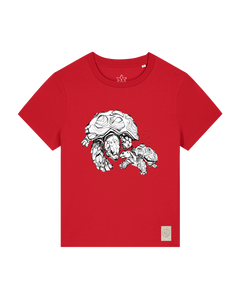 bio-female-medium fit-tshirt-schildkrötis-sttw172-erdbeere-front
