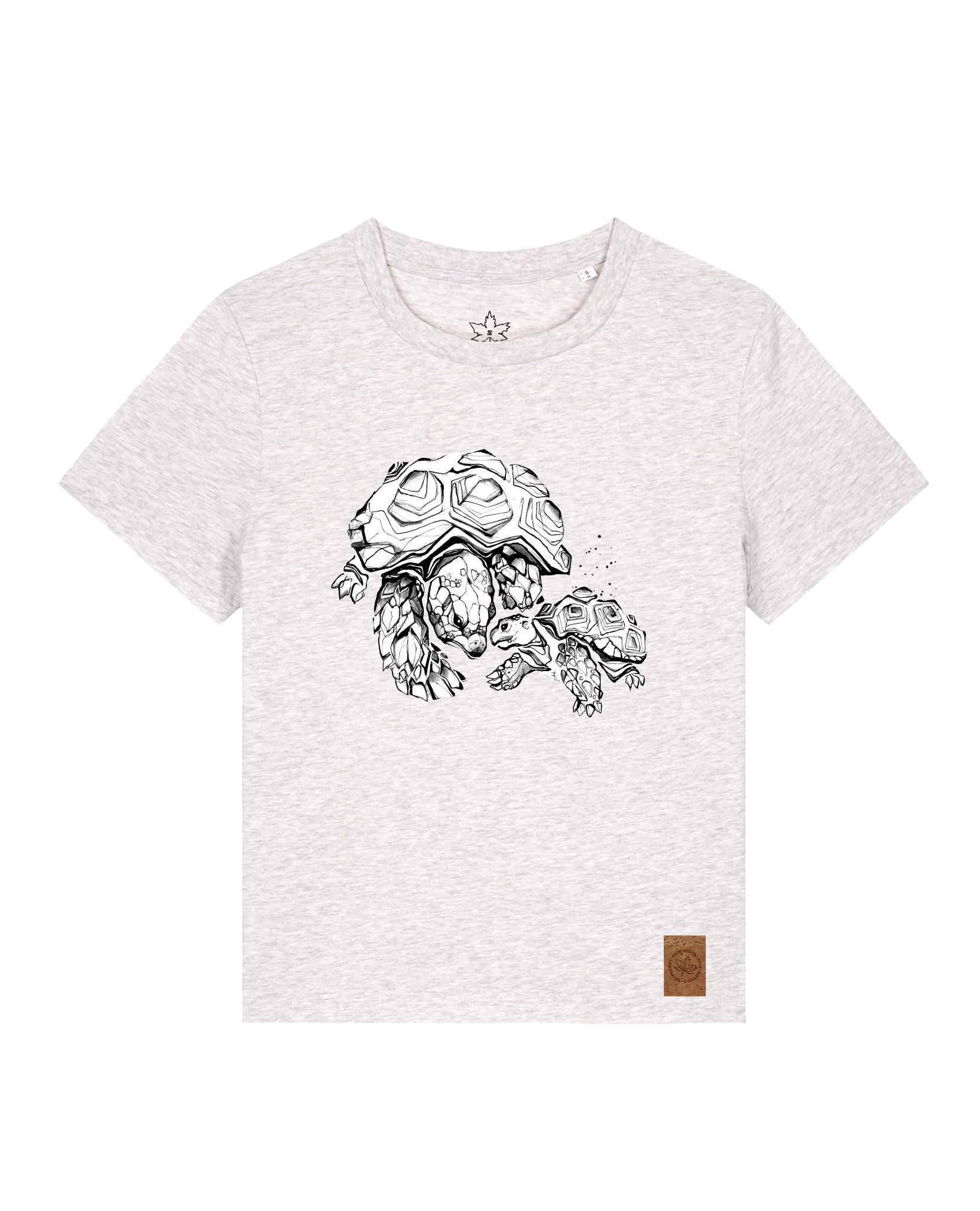 bio-female-medium fit-tshirt-schildkrötis-sttw172-rennmaus-front