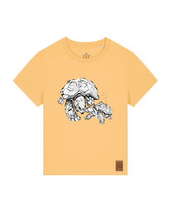bio-female-medium fit-tshirt-schildkrötis-sttw172-senfkorn-front